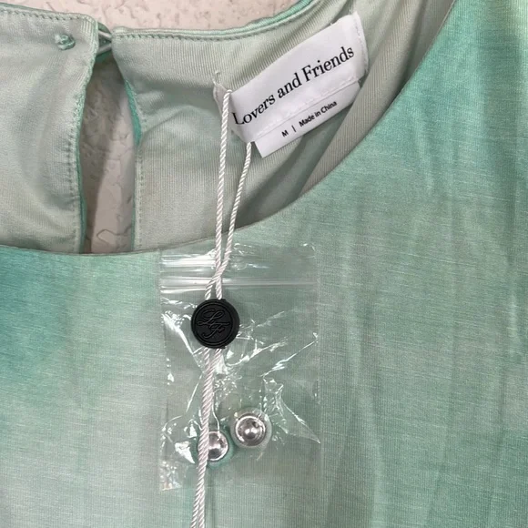 Lovers and friends Elijah Dress in Seafoam Tie Dye - Picture 9 of 13